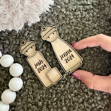 Load image into Gallery viewer, Custom Peg Doll Ornament