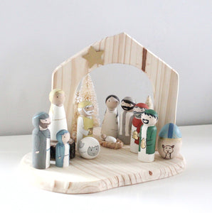 stable backdrop crèche piece *Preorder*