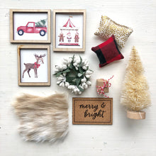 Load image into Gallery viewer, Cozy Christmas dollhouse collection