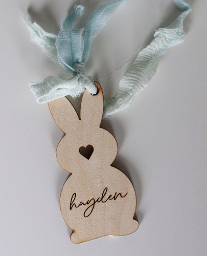 Easter Bunny Custom Tag